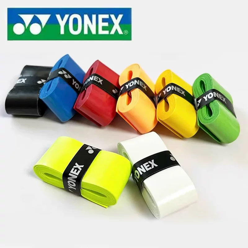 Badminton Racket - ยางหุ้มด้ามไม้แบดมินตันและเทนนิส YONEX, ยางหุ้มด้ามไม้เทนนิสแบบมีกาว, ยางหุ้มด้ามไม้เทนนิสกันลื่น, ยางหุ้มด้ามไม้แบดมินตัน