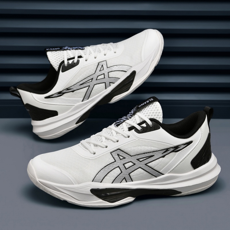 Badminton Shoes - ผู้ชายผู้หญิงรองเท้าแบดมินตันรองเท้าปิงปองสำหรับวอลเลย์บอลแฮนด์บอลกีฬารองเท้าผ้าใบตาข่ายป้องกันการลื่นไถลระบายอากาศได้ดีการฝึกอบรมภาคสนาม