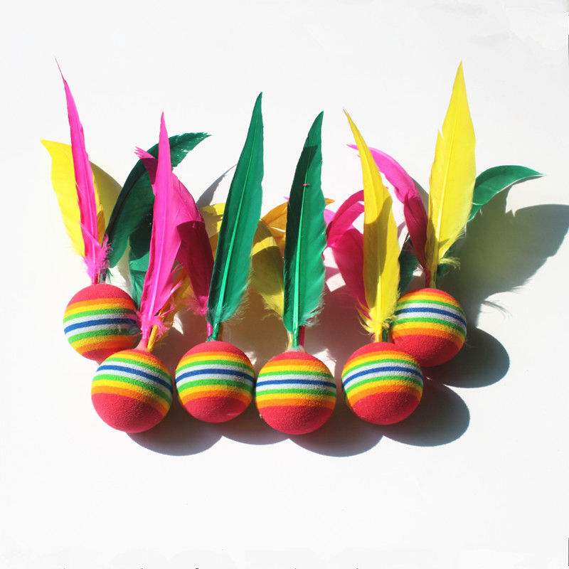 1/5Pcs แบดมินตันกลางแจ้งชุดเด็ - Feather Shuttlecock บทวิจารณ์และราคา