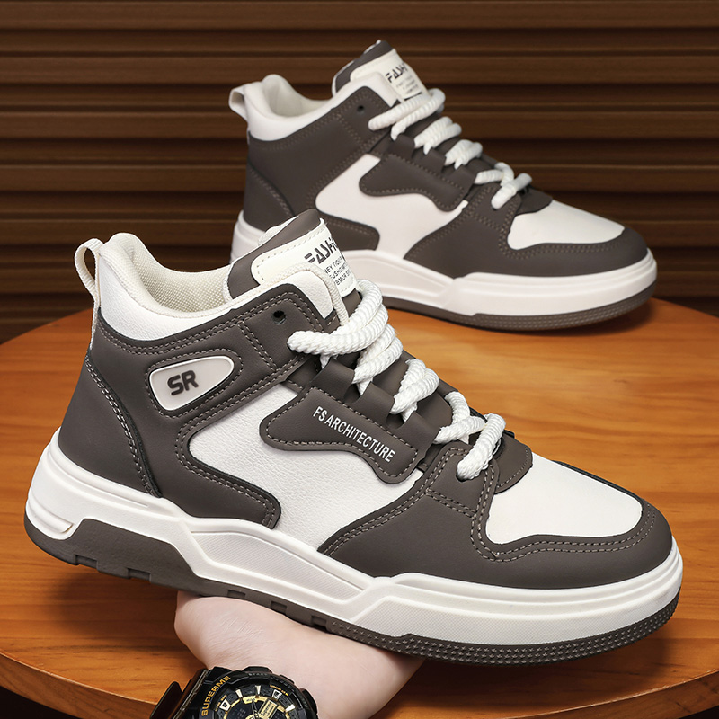 รองเท้าผ้าใบผู้ชายทรงสูงดีไซน์ - Badminton Shoes บทวิจารณ์และราคา