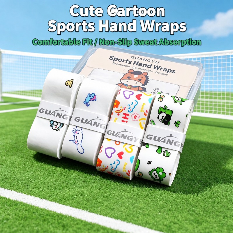 โอเวอร์กริปแบบมีกาวลายการ์ตูนน - Badminton Grip บทวิจารณ์และราคา